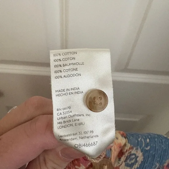 Anthropologie Pilcro Sidney Batwing Patchwork Floral Blouse - Picture 10 of 10